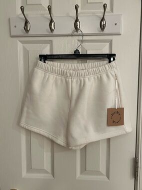 Bailey Rose White Fleece sweatshorts - NWT! | XS